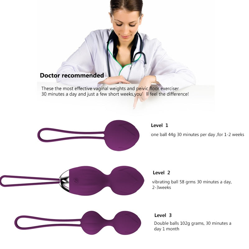 Wireless Remote Control Kegel Vibrating Egg