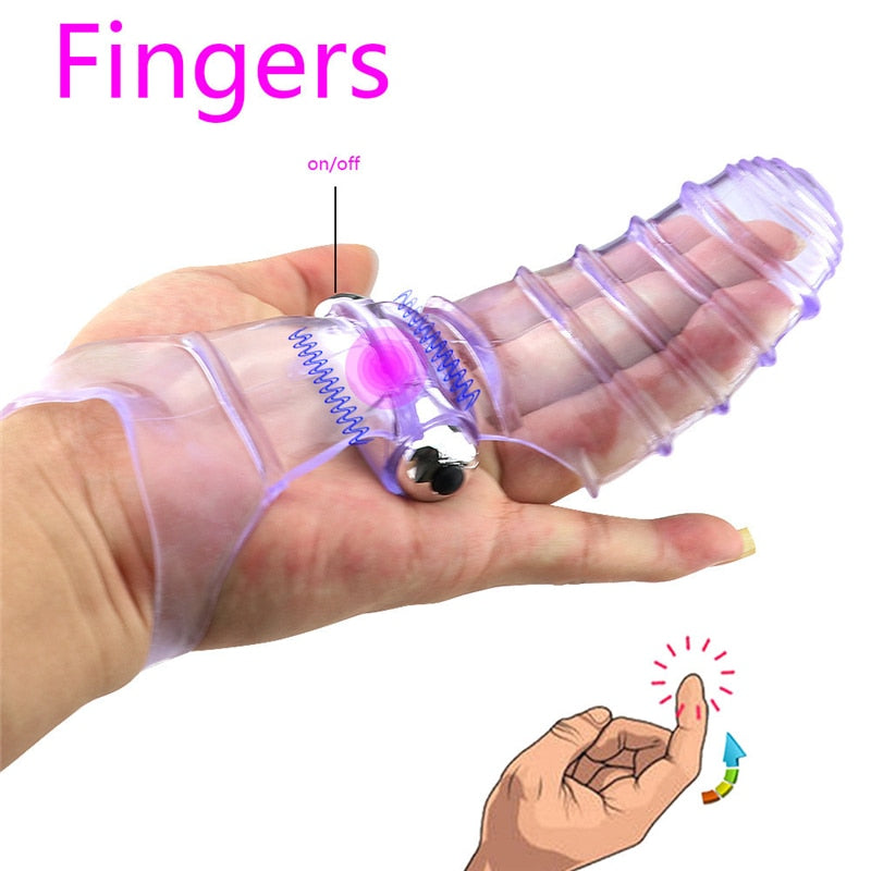 Finger Sleeve Vibrator G Spot Massager
