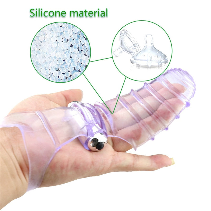 Finger Sleeve Vibrator G Spot Massager