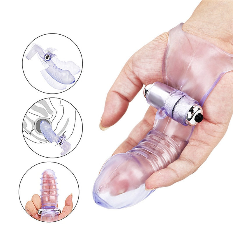 Finger Sleeve Vibrator G Spot Massager